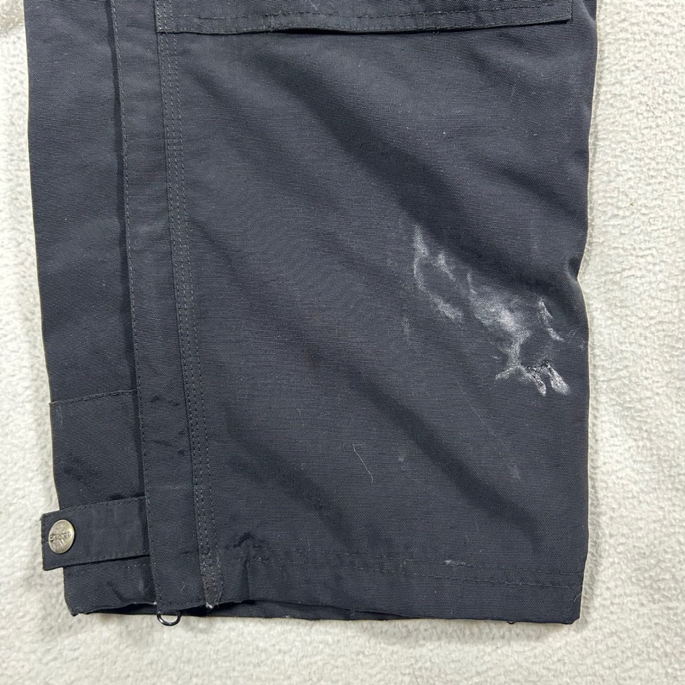 Carhartt B187 BLK Nylon Work Pants Mens Medium Regular Black Side Zip Mesh Lined - Picture 7 of 9